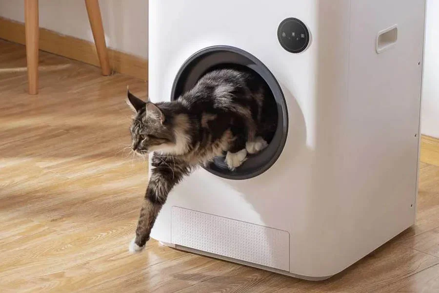 self cleaning litter box for large cats